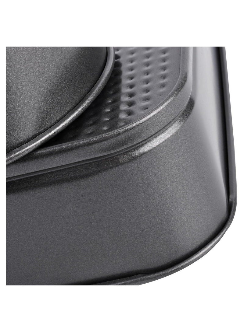 Qshop Quick Release Cake Pan, Non-Stick Cake Pan, Non Stick Base Cheesecake Cake Baking Pan with Detachable Base, Set of 3, Carbon Steel - Image 2